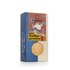 Photo of a pack Aladdin's coffee spice. On the package you can see the genie drinking coffee.