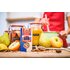 In the picture you can see the compote spice together with fruit and the finished compote.