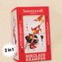 Packaging of Sonnentor St. Nicholas & Krampus Tea, text: "2 in 1 – organic fruit spice tea for the good, organic herbal fruit tea for the cheeky"