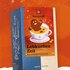 Lebkuchen Zeit Bio Gewürz-Früchtetee von Sonnentor in weihnachtlicher Verpackung mit Lebkuchenfigur in Tasse