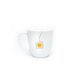 In the photo you can see the back of the Hello Sunshine Tea Cup . 